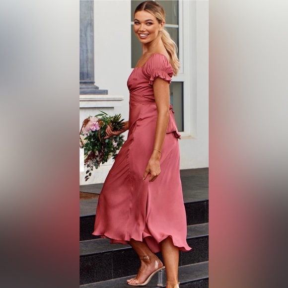 NWT 🌸 Billy J Boutique - Francis Dress Rose - Picture 2 of 9